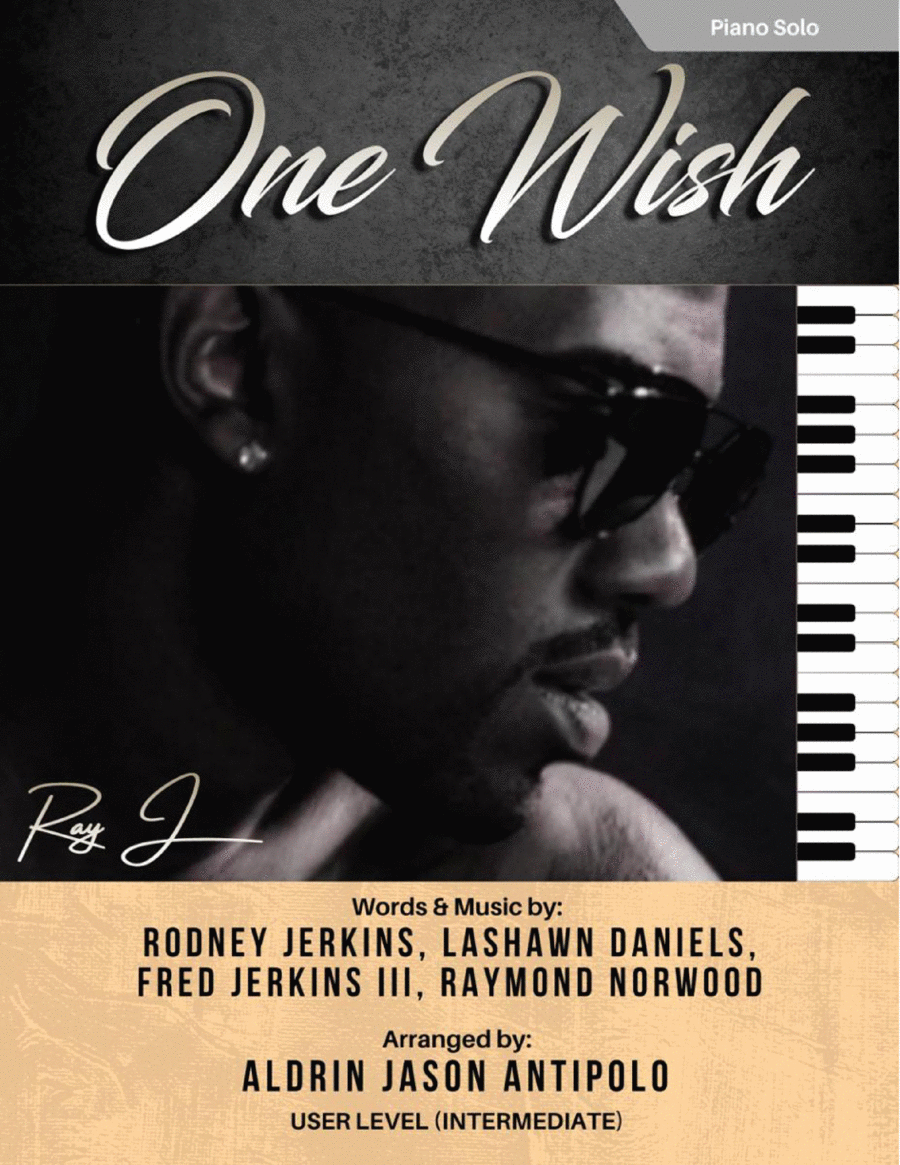 One Wish Piano Solo scores gallery preview page 1