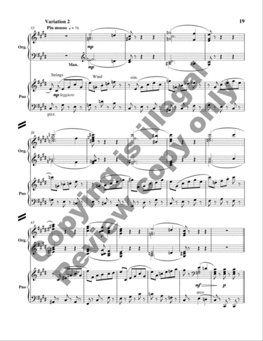 Concerto in C Major (Additional Full Score) Organ scores gallery preview page 8