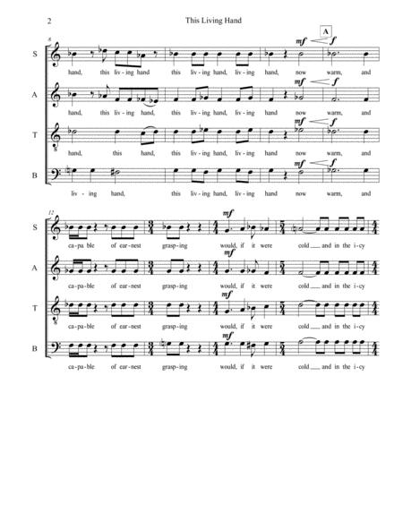 This Living Hand (SATB) image number null
