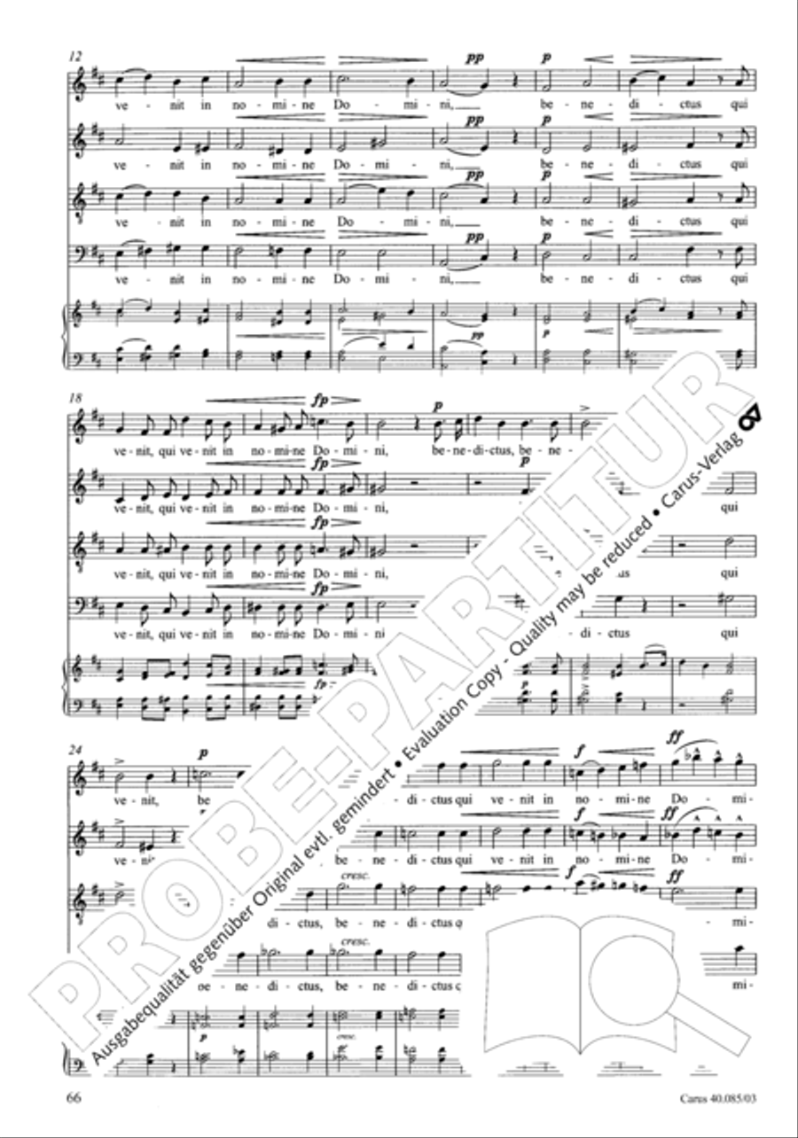 Missa pro defunctis 4-Part scores gallery preview page 67