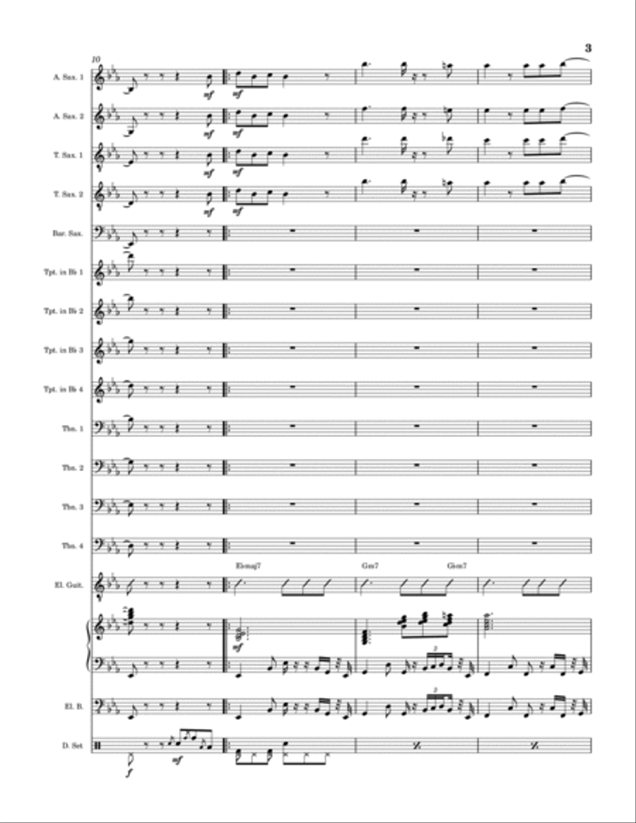 You're Still A Young Man You're Still A Young Man Jazz Ensemble scores gallery preview page 4