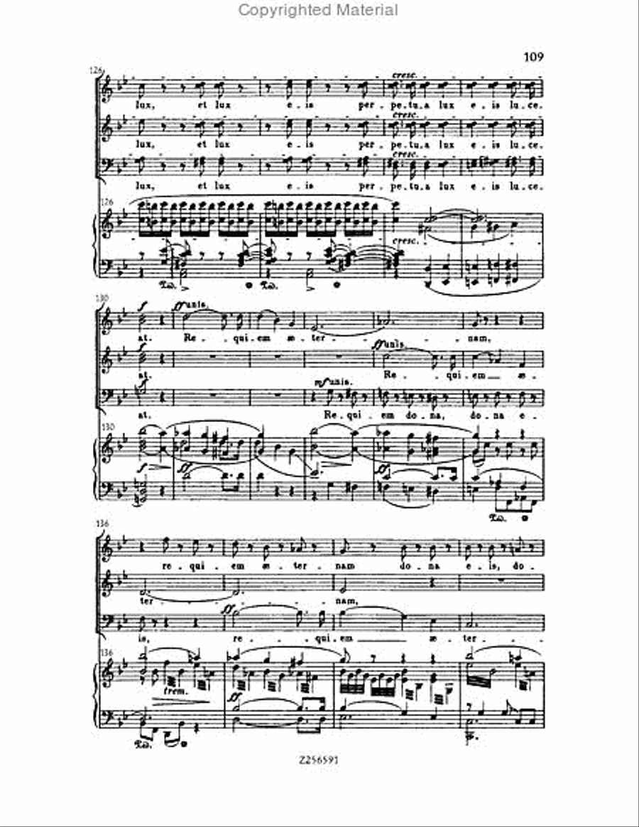 Grande Messe du Morts, H 75 Choir scores gallery preview page 109