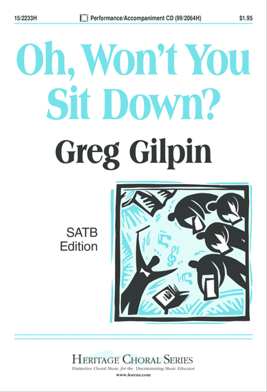 Oh, Won't You Sit Down? Oh, Won't You Sit Down? 4-Part scores gallery preview page 1