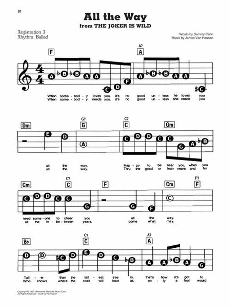 Beautiful Ballads Electronic Keyboard scores gallery preview page 8