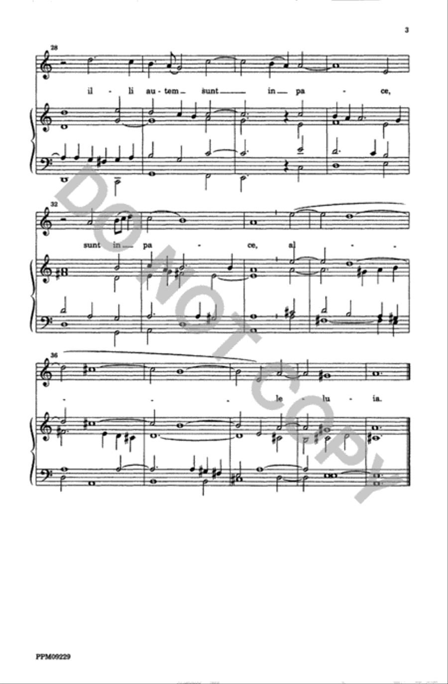 Justorum animae Women's Choir scores gallery preview page 4