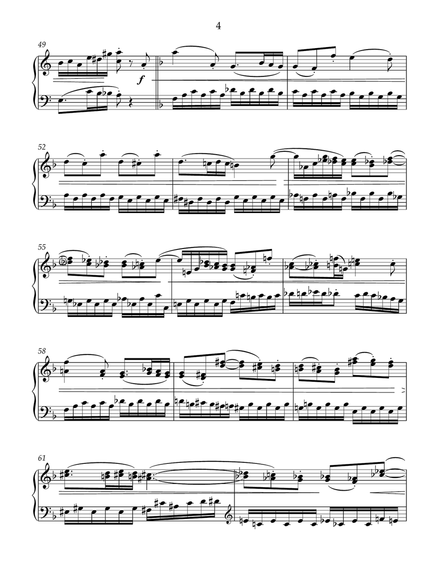 Etude-caprice #2 for piano Piano Method scores gallery preview page 4