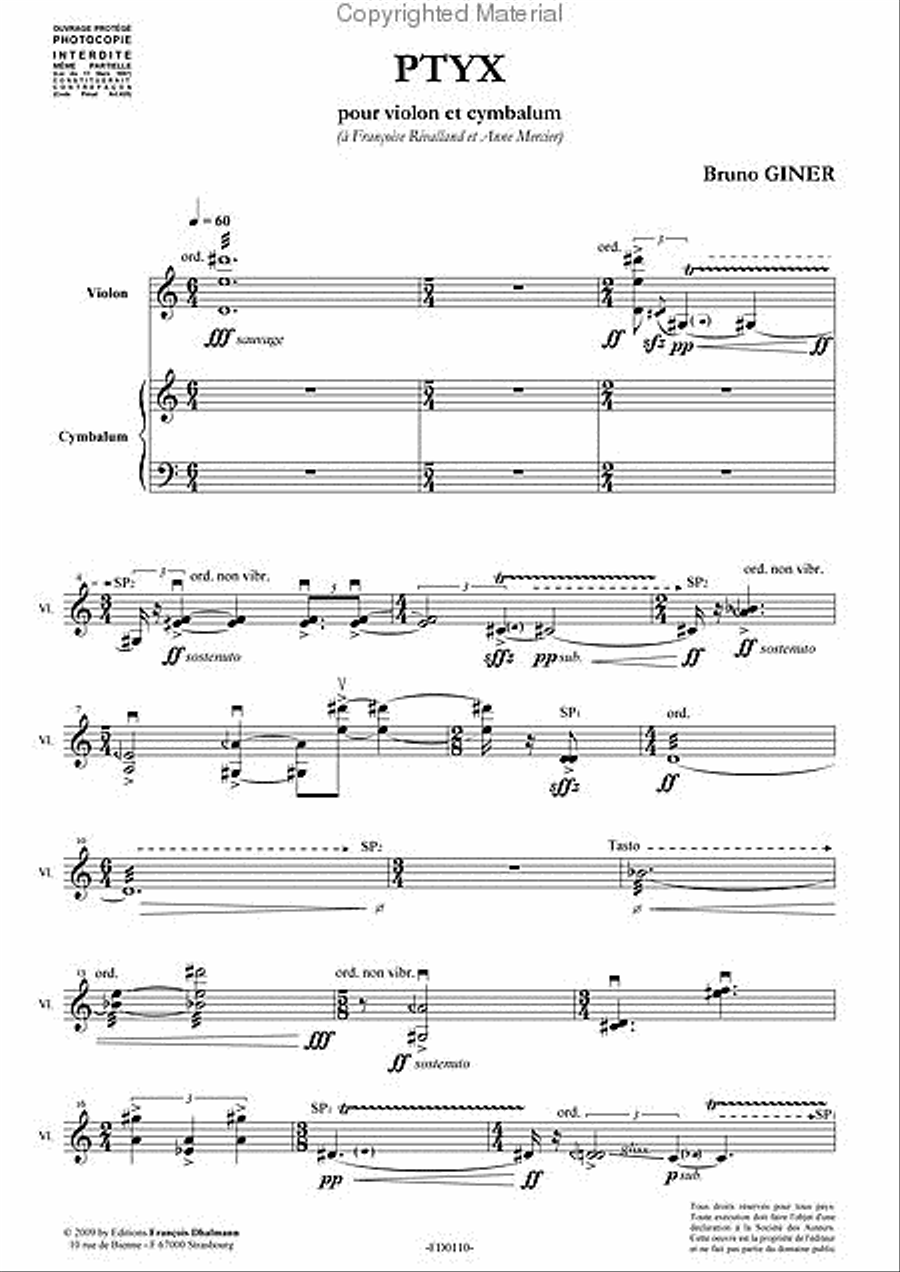 Ptyx Ptyx Percussion scores gallery preview page 2