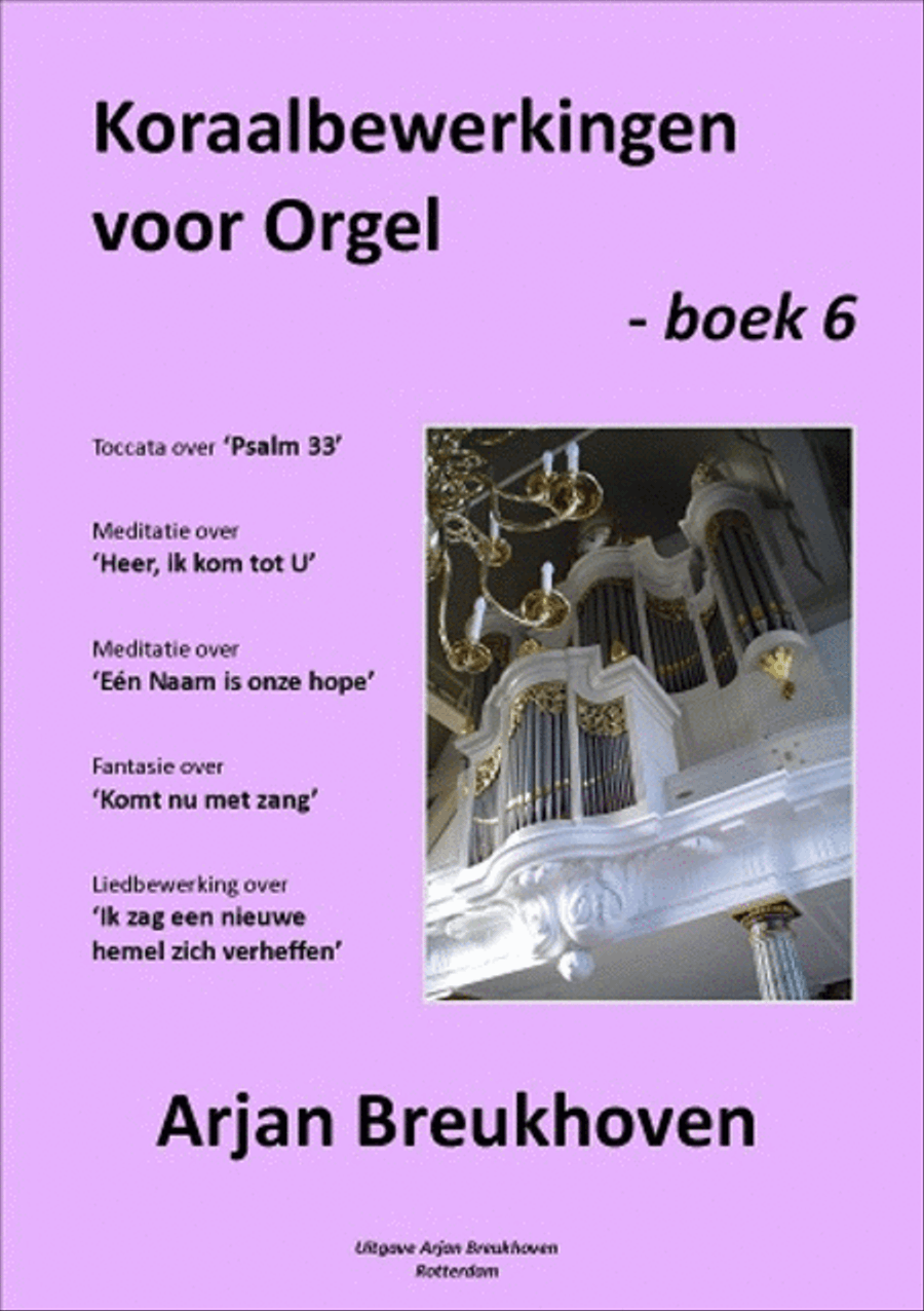 Koraalbewerkingen 6 Koraalbewerkingen 6 Organ scores gallery preview page 1