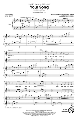 Your Song (arr. Mac Huff)