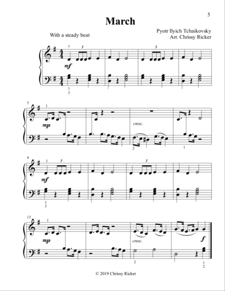 The Nutcracker Suite - easy piano Easy Piano scores gallery preview page 5