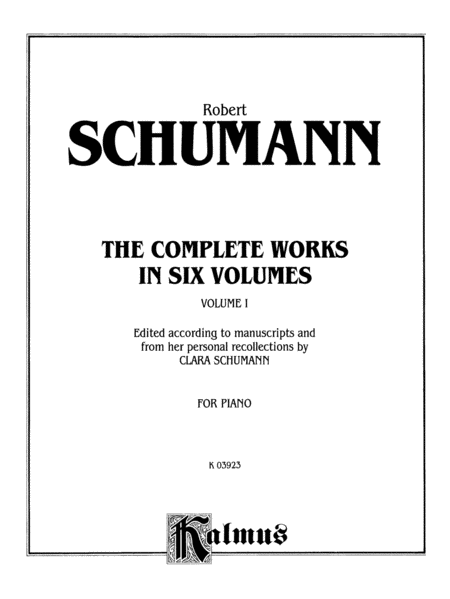 Complete Works, Volume 1