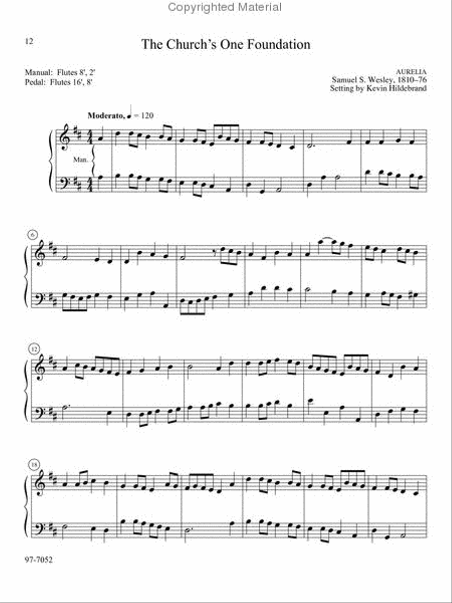 Musica Sacra: Easy Hymn Preludes for Organ, Vol. 3