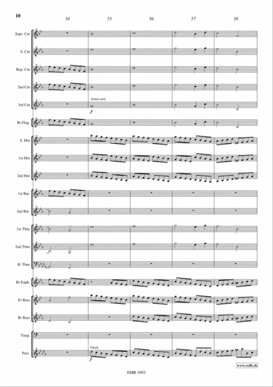 The Great Gate Of Kiev Brass Band scores gallery preview page 11