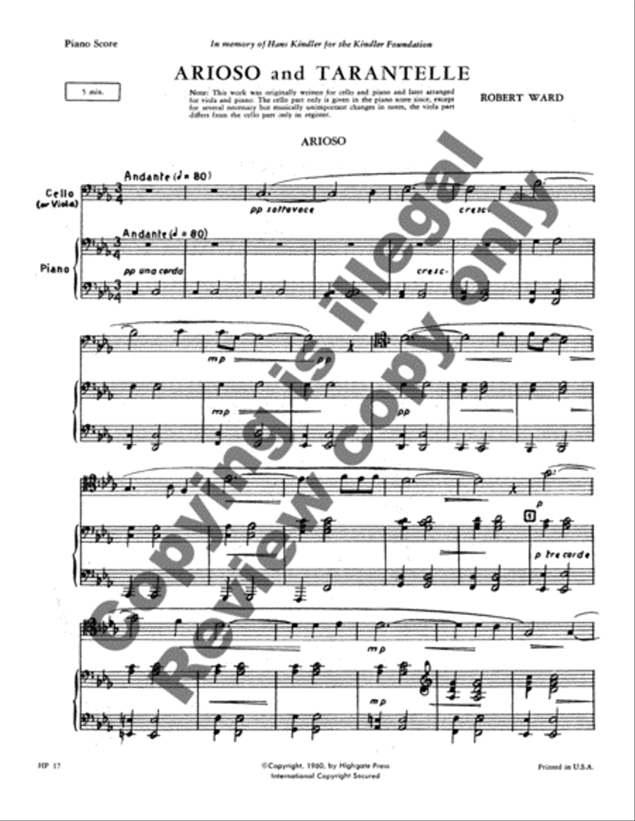 Arioso Arioso Viola scores gallery preview page 6