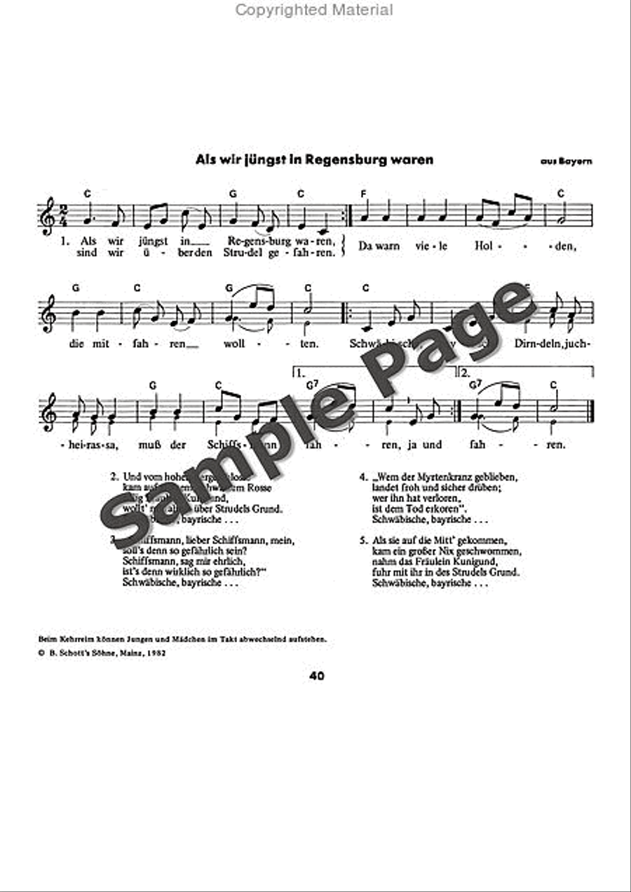 Es tonen die Lieder Recorder scores gallery preview page 41