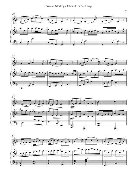 Carolan Medley, Duet for Oboe & Pedal Harp image number null