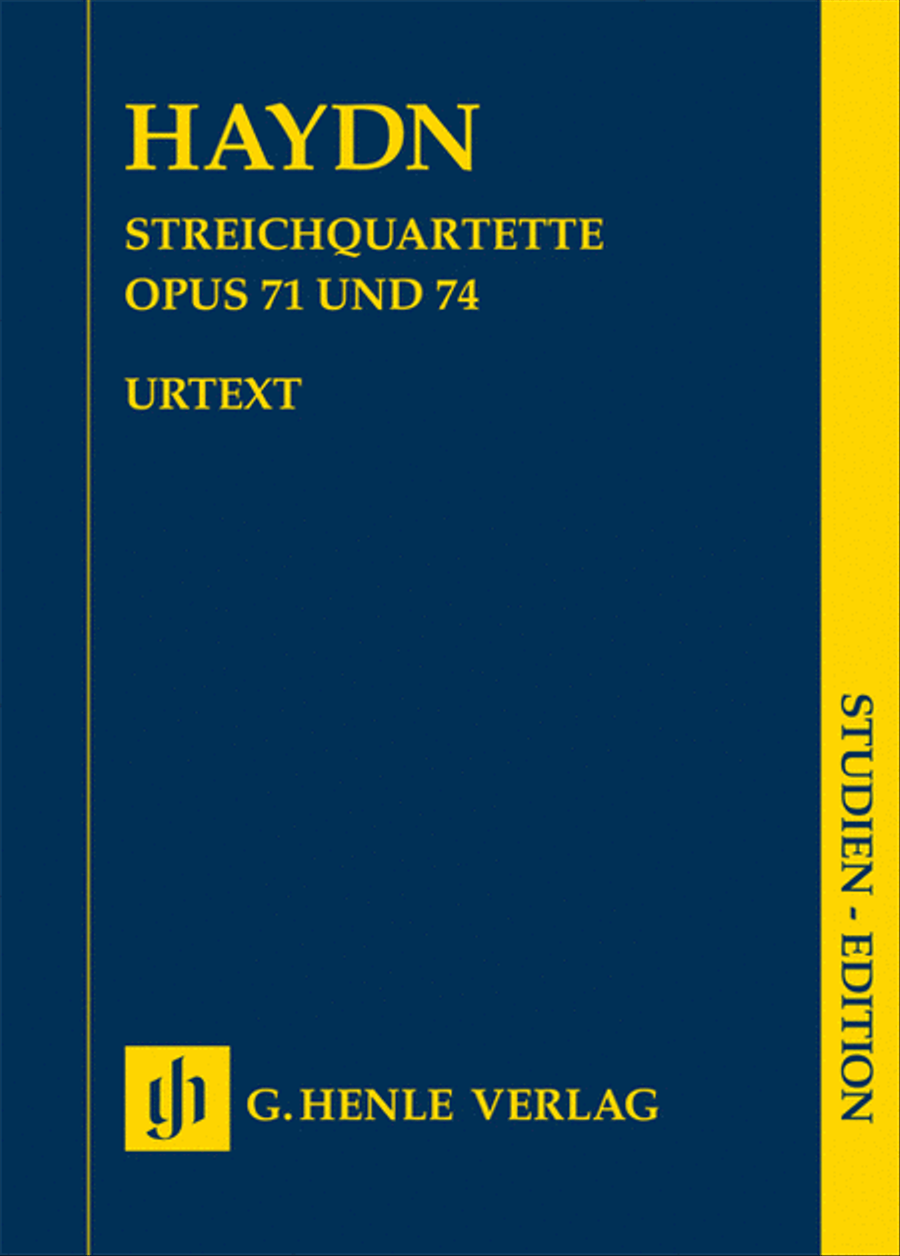 String Quartets, Vol. IX, Opus 71 and 74 (Apponyi-Quartets) String Quartet scores gallery preview page 1