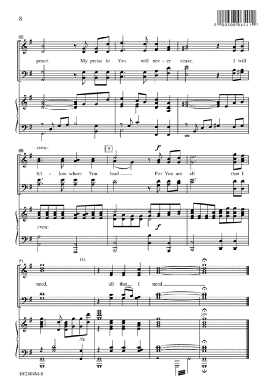 You Are All that I Need You Are All that I Need 4-Part scores gallery preview page 8