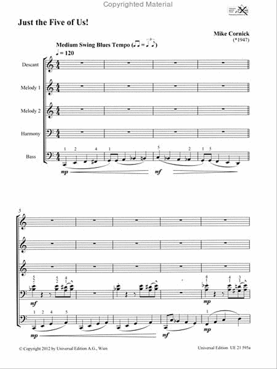 4 Pieces for 5 Right Hands At 1 Piano Piano Solo scores gallery preview page 2