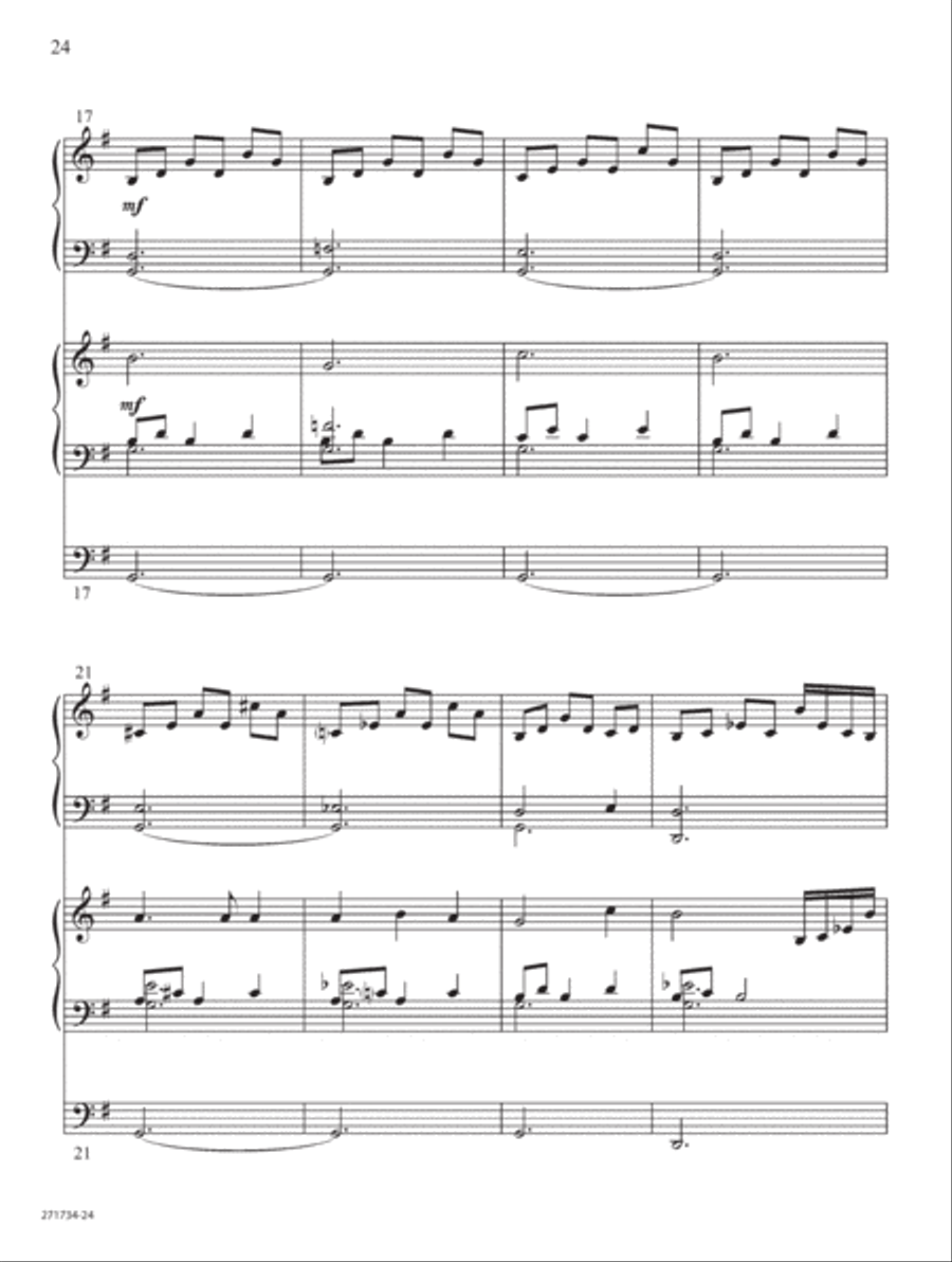 Grace So Amazing Organ scores gallery preview page 14