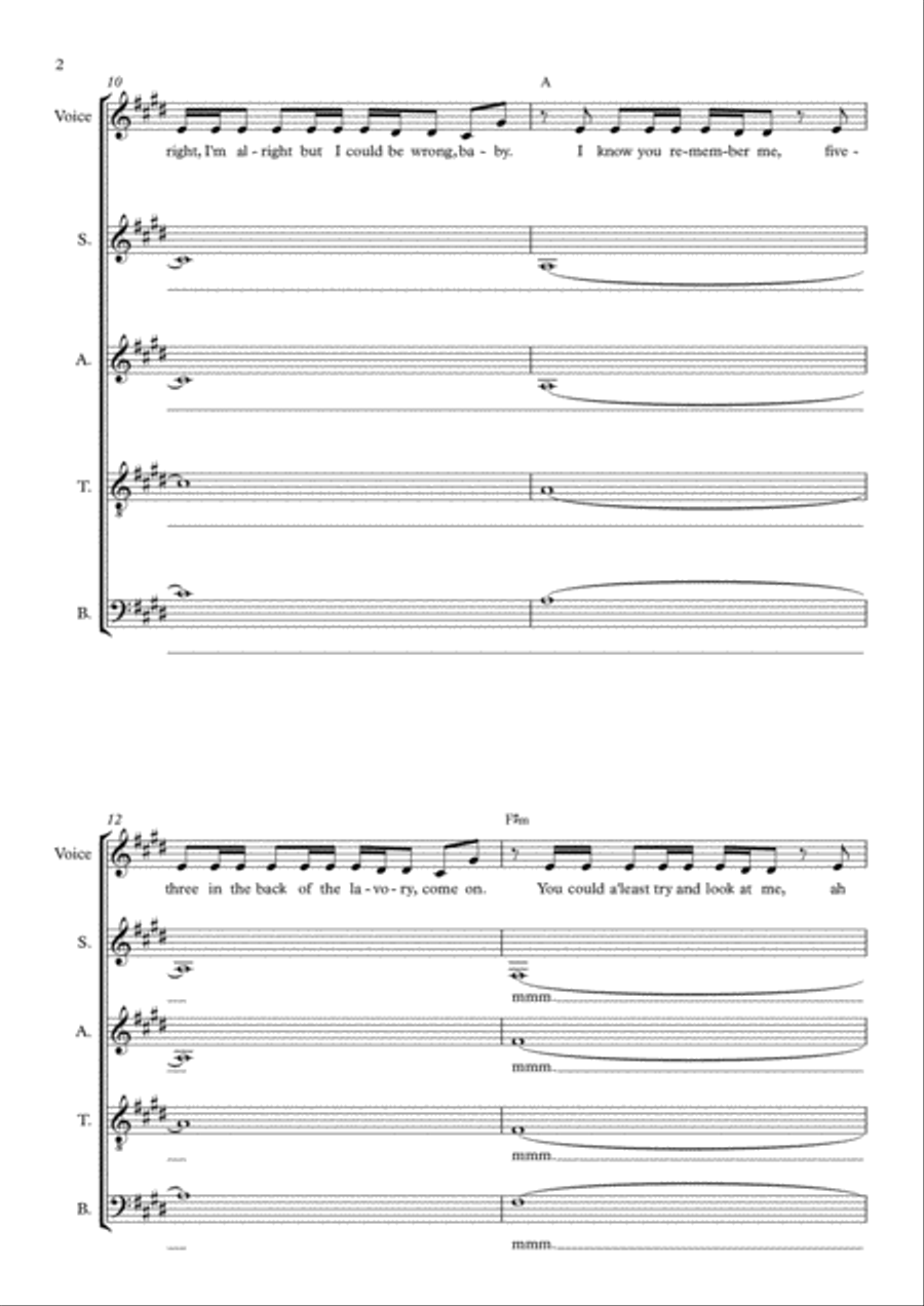 Hurts Hurts 4-Part scores gallery preview page 2