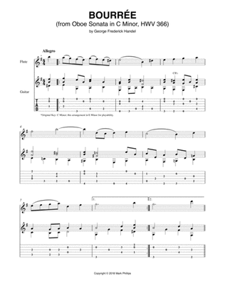 Bourrée (from Oboe Sonata in C Minor, HWV 366)