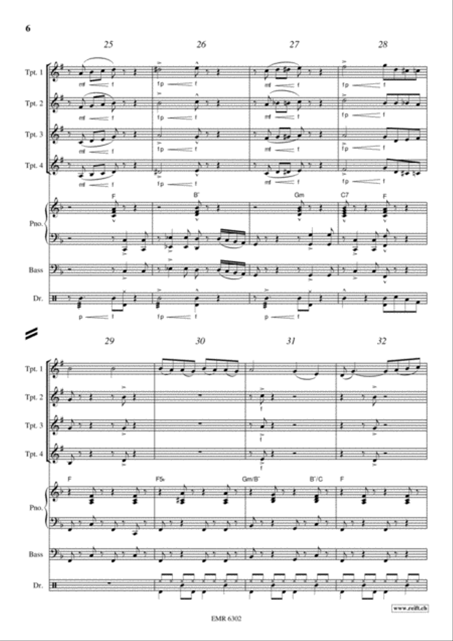 Swanee Trumpet scores gallery preview page 6