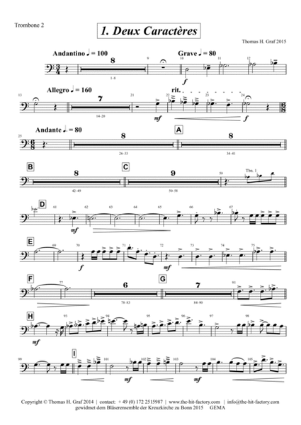 Conflusion - Suite - Wind Ensemble - Trombone 2