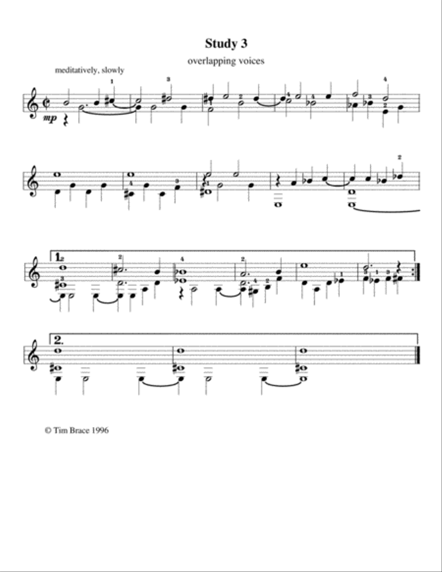 10 Studies for Guitar Classical Guitar scores gallery preview page 4