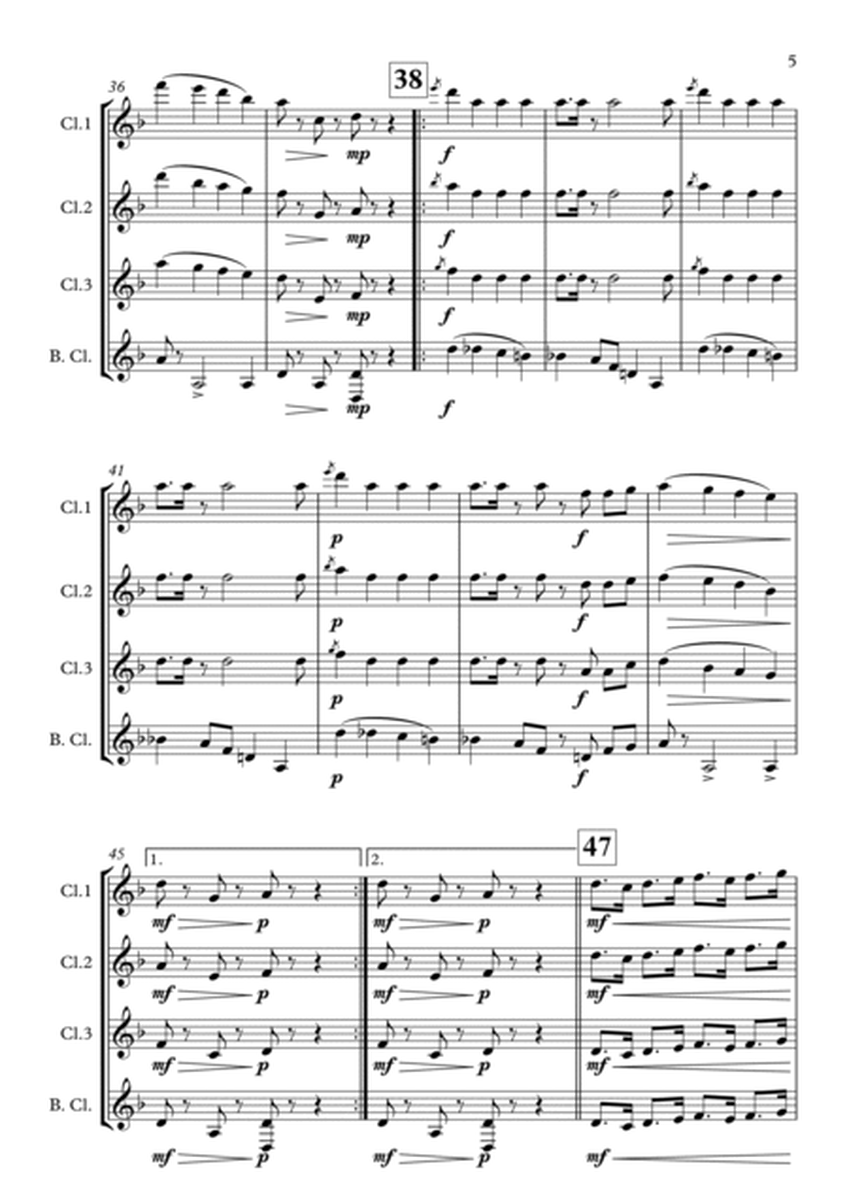 Jericho - Clarinet Quartet