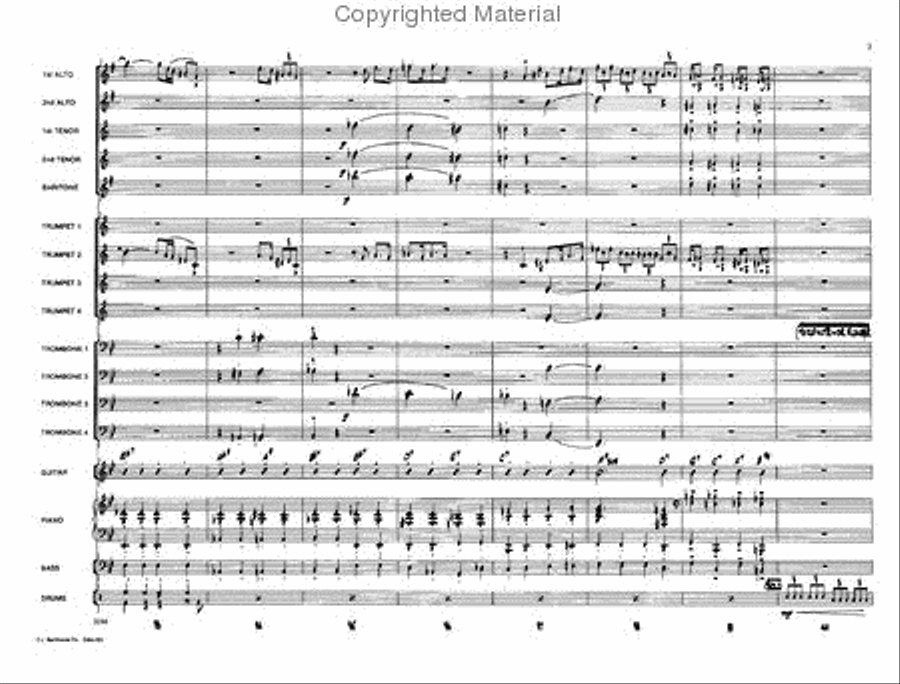 Swamp Water Blues Jazz Ensemble scores gallery preview page 6