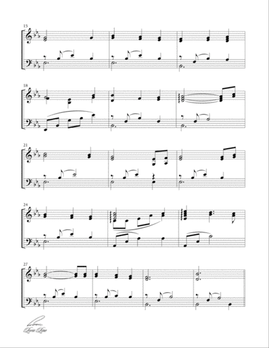 Just As I Am Just As I Am Piano Solo scores gallery preview page 3