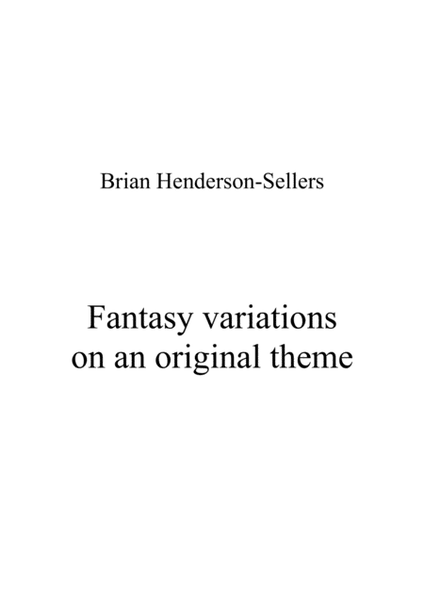 Fantasy variations on an original theme (piano solo)