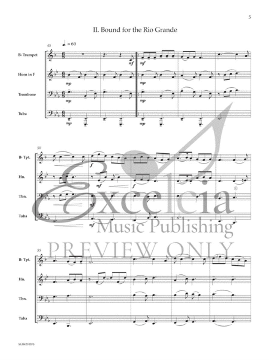 Sea Shanty Saga Sea Shanty Saga Brass Quartet scores gallery preview page 4
