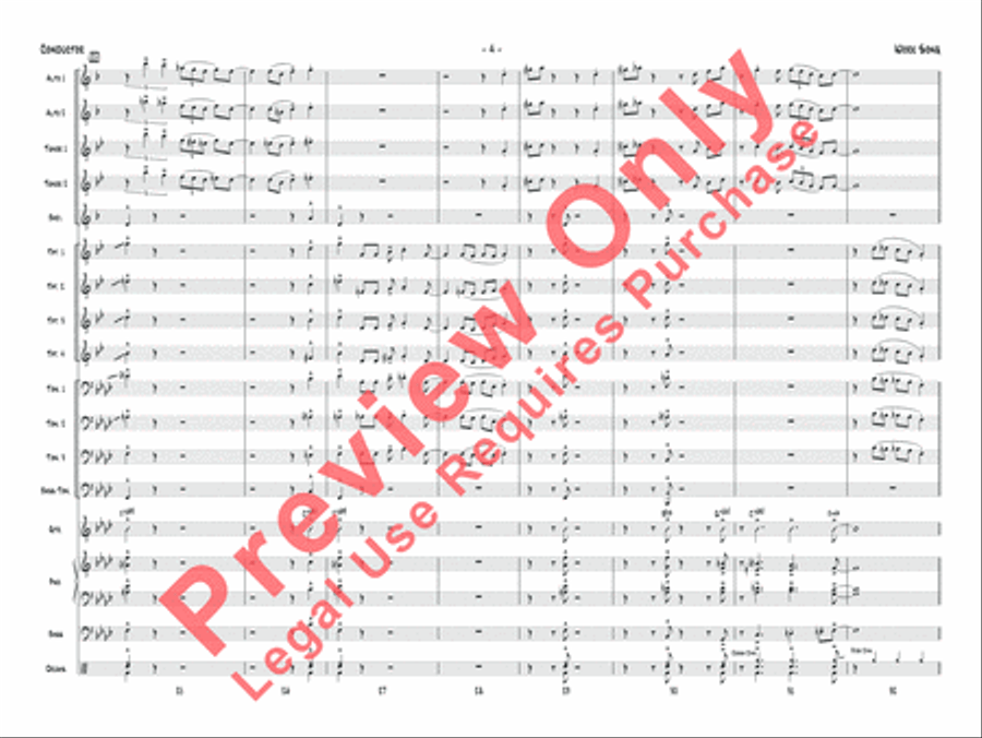 Work Song Jazz Ensemble scores gallery preview page 25