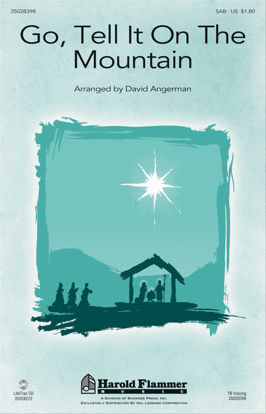 Go, Tell It on the Mountain 3-Part scores gallery preview page 1