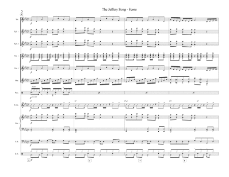 The Jeffery Song (percussion ensemble piece) image number null