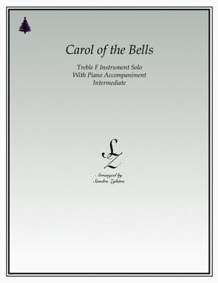 Carol of the Bells (treble F instrument solo)