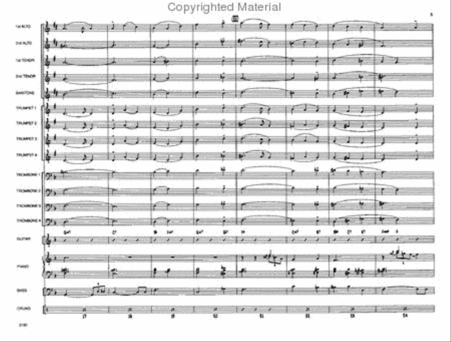 Away In A Manger Away In A Manger Jazz Ensemble scores gallery preview page 4