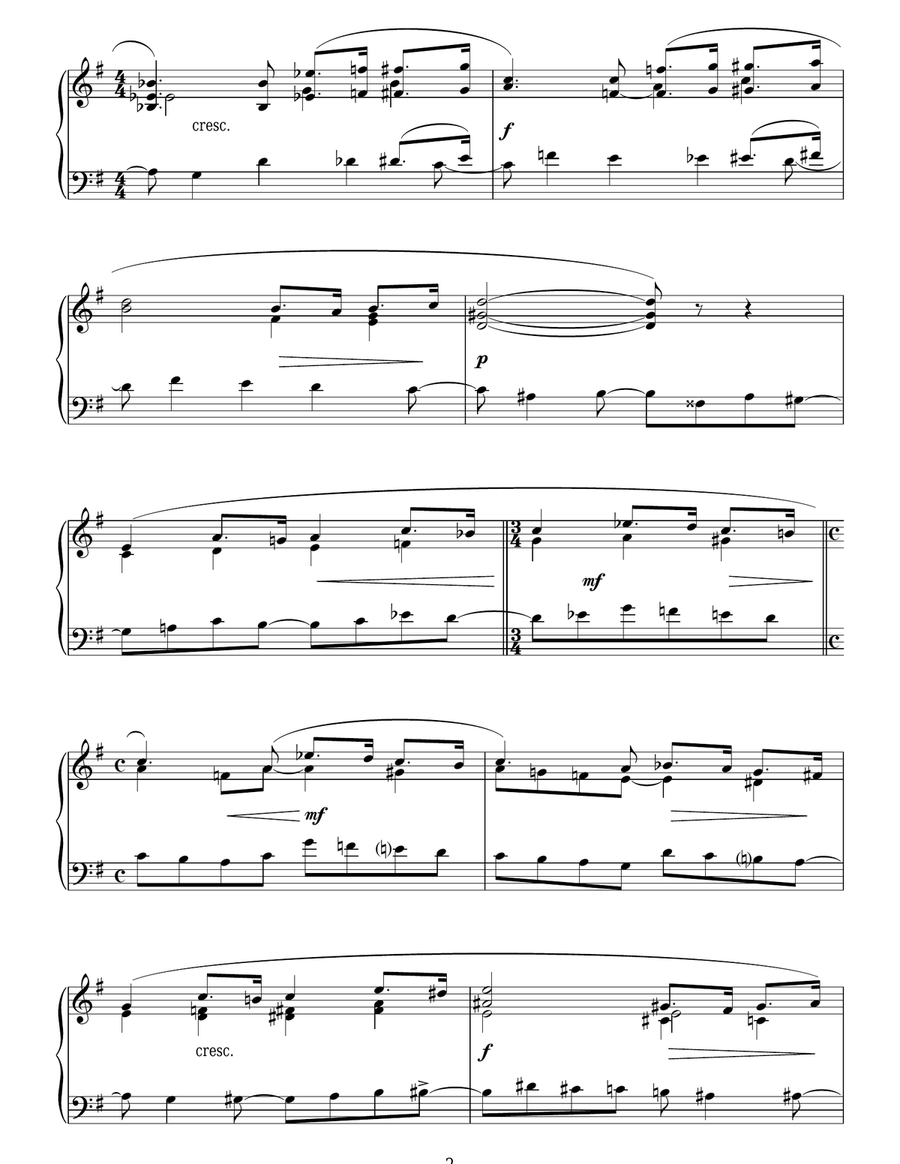 Prelude No. 9 In E Minor Prelude No. 9 In E Minor Piano Solo scores gallery preview page 2