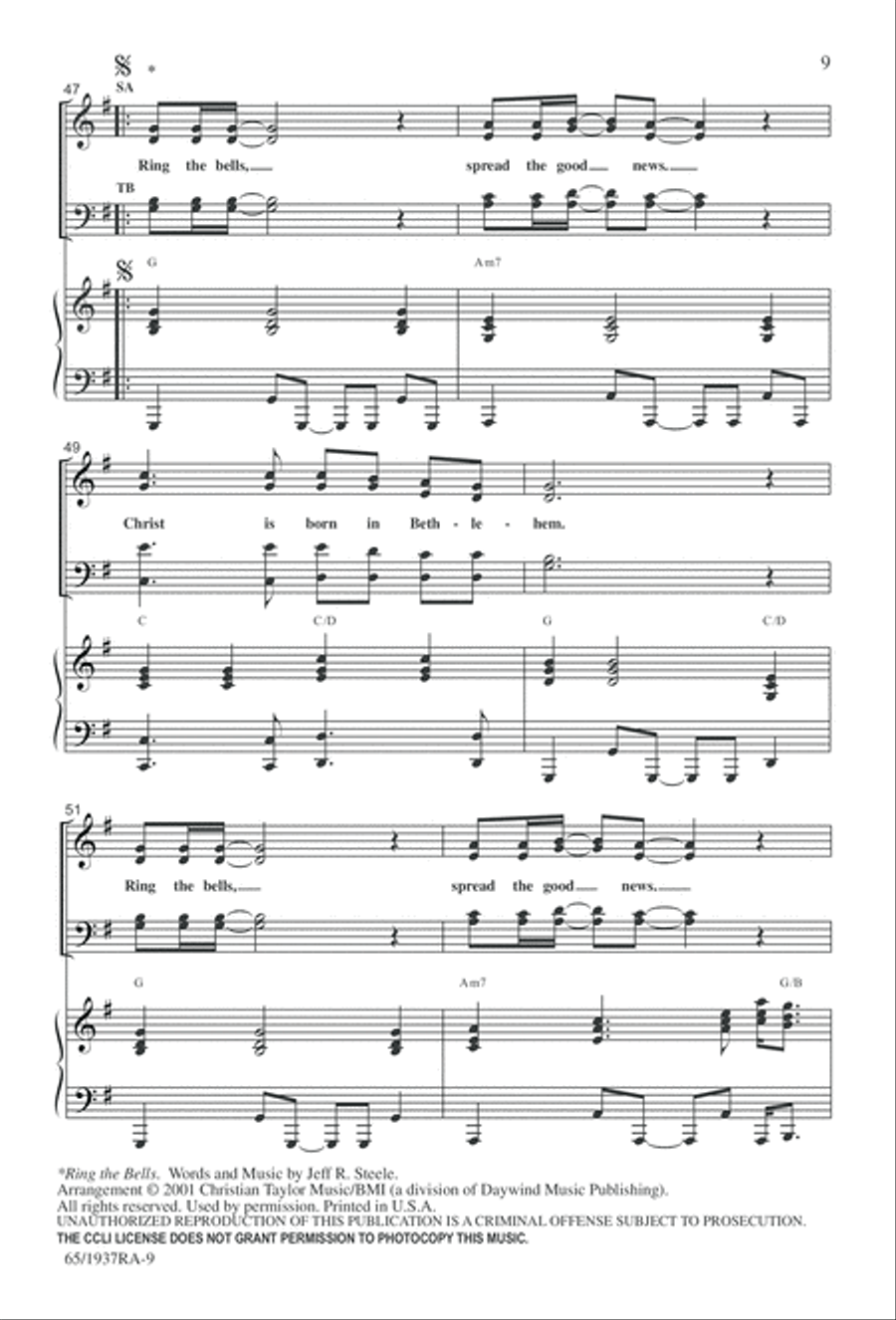 We Will Know Peace 4-Part scores gallery preview page 11
