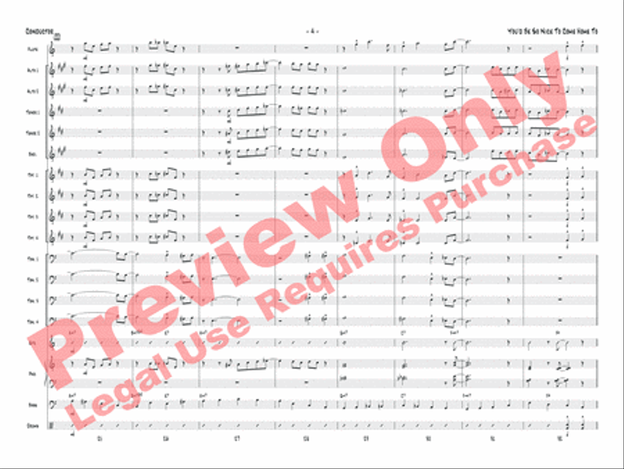 You'd Be So Nice to Come Home To Jazz Ensemble scores gallery preview page 25