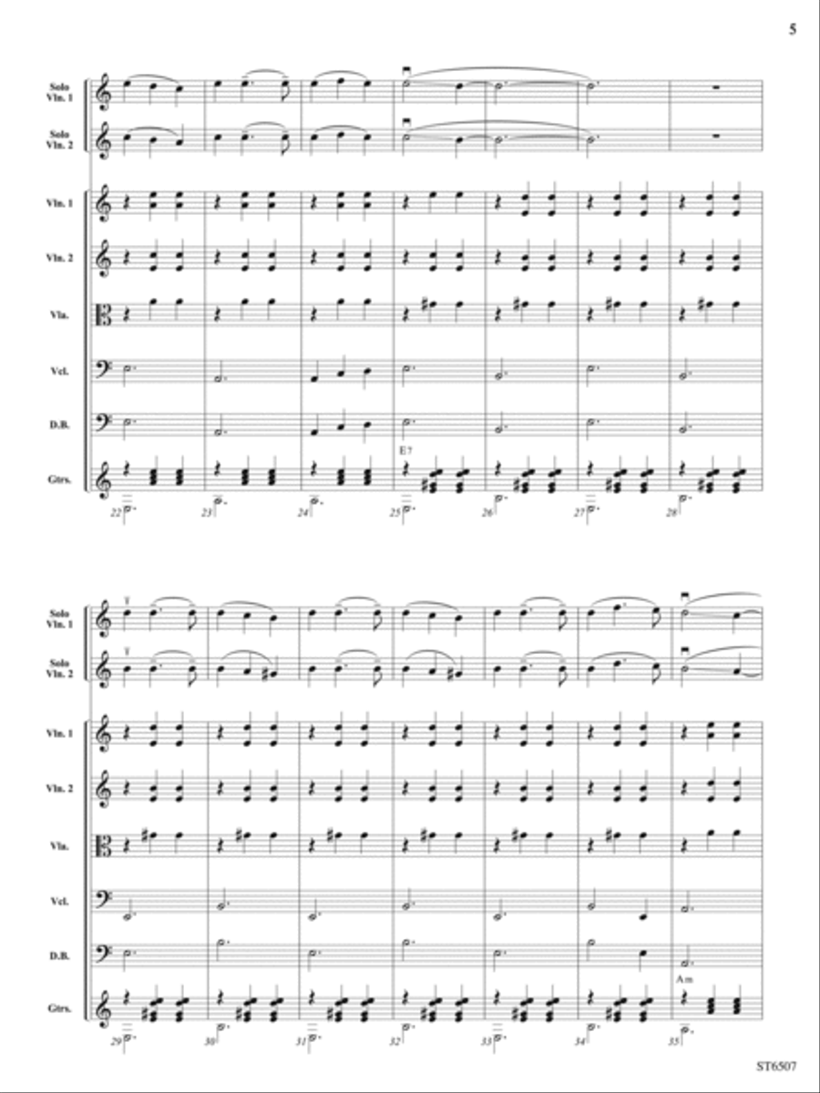 Baile de Lila: Score String Orchestra scores gallery preview page 5