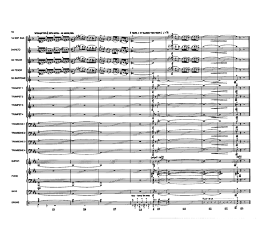 The Day We Called It A Night Jazz Ensemble scores gallery preview page 16