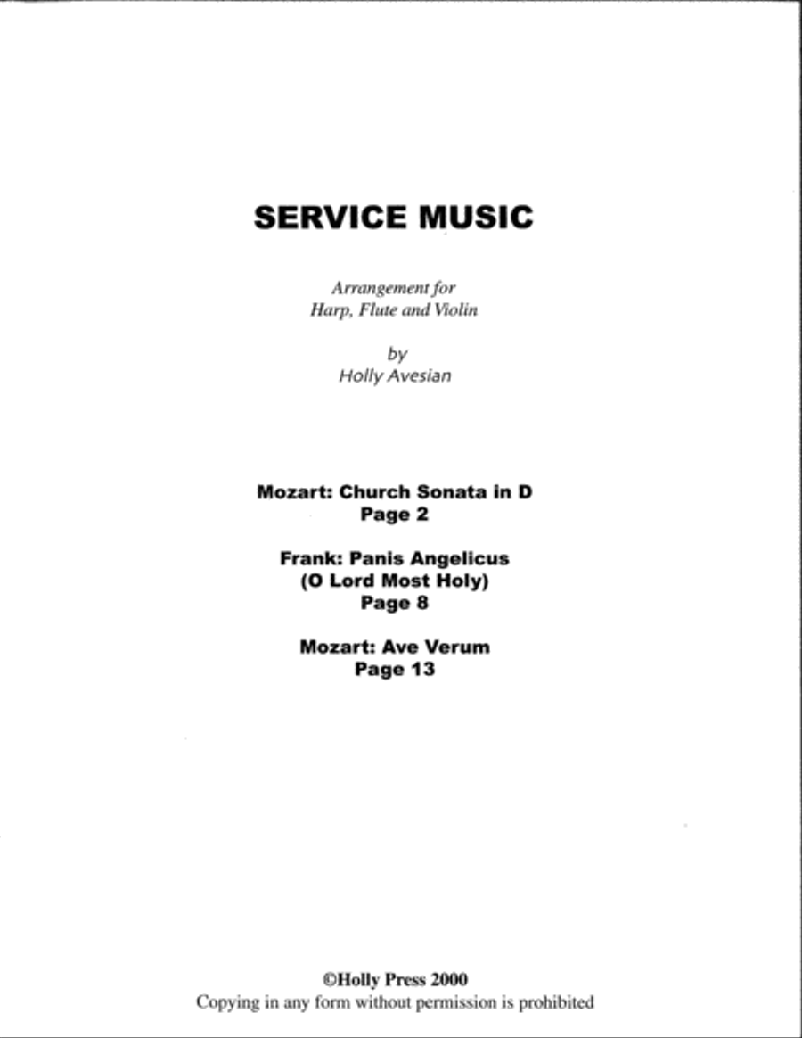 Service Music Small Ensemble scores gallery preview page 2
