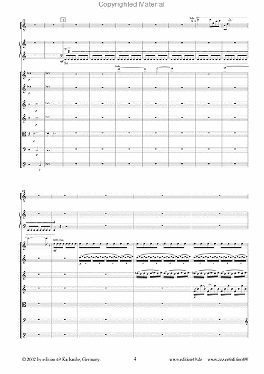 Konzert fur Gitarre und Kammerorchester (mit prapariertem Klavier) op. 88