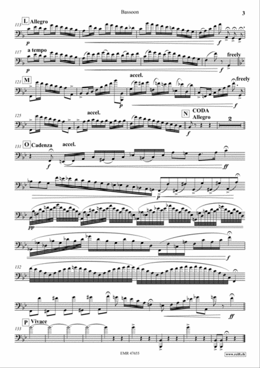 Air Varie Bassoon Solo scores gallery preview page 4