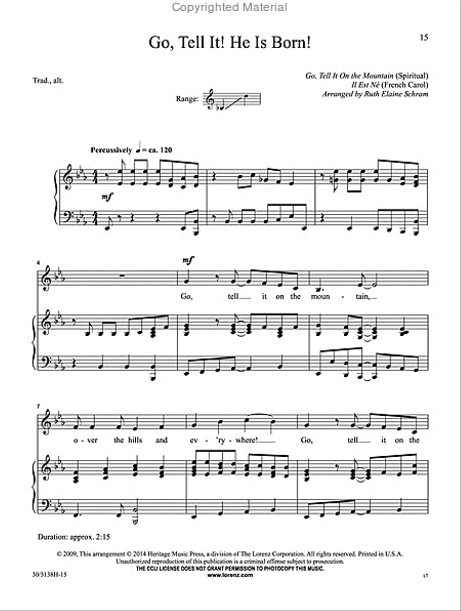 Christmas Dreams and Reflections - Medium-low Voice Medium Voice scores gallery preview page 9