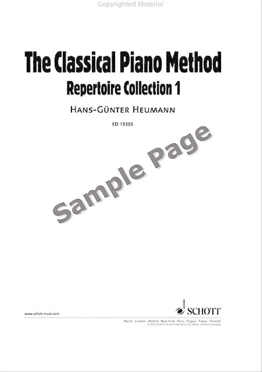 The Classical Piano Method - Repertoire Collection 1 Piano Method scores gallery preview page 2