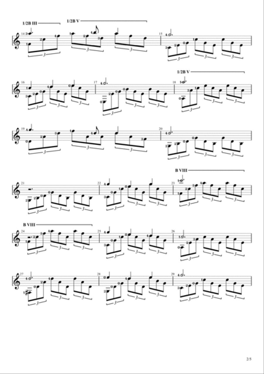Morning Has Broken Morning Has Broken Electric Guitar scores gallery preview page 2